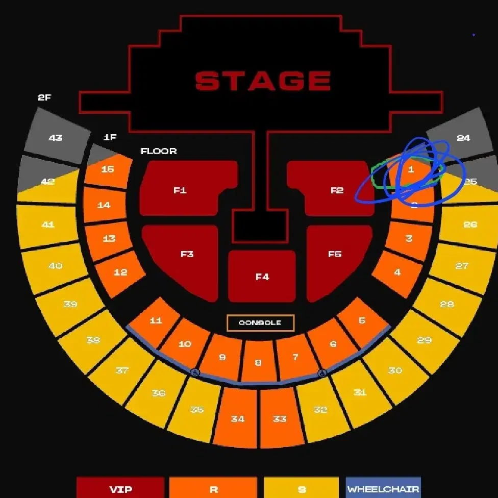 4/13 2ne1 콘서트 1층 1구역 단석 티켓값포함