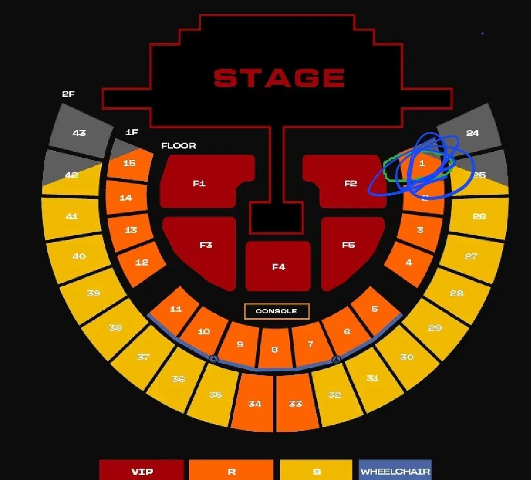 4/13 2ne1 콘서트 1층 1구역 단석 티켓값포함