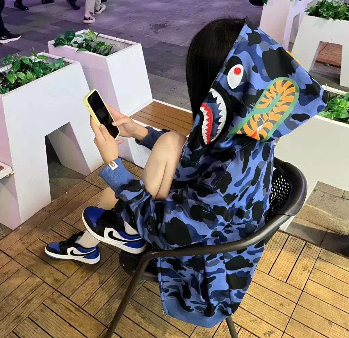 A BATHING APE Shark Full샤크 스웨트셔츠