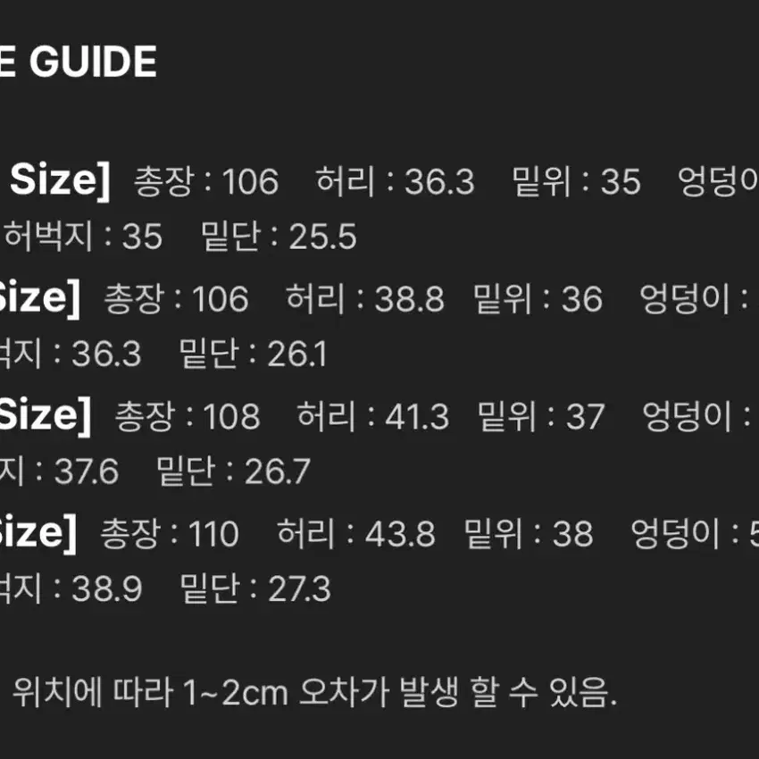 빅유니온 코팅 지퍼 카고 데님 팬츠