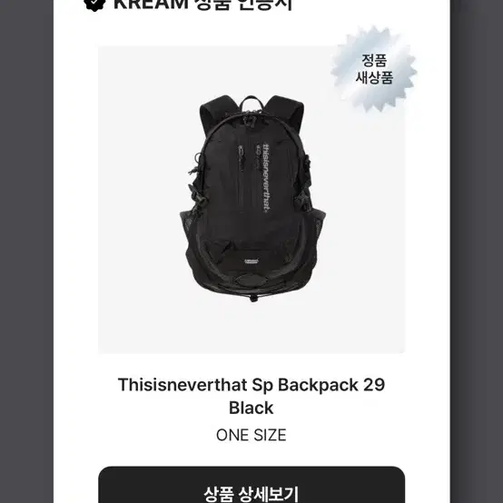 Thisisneverthat SP 백팩 29 블랙