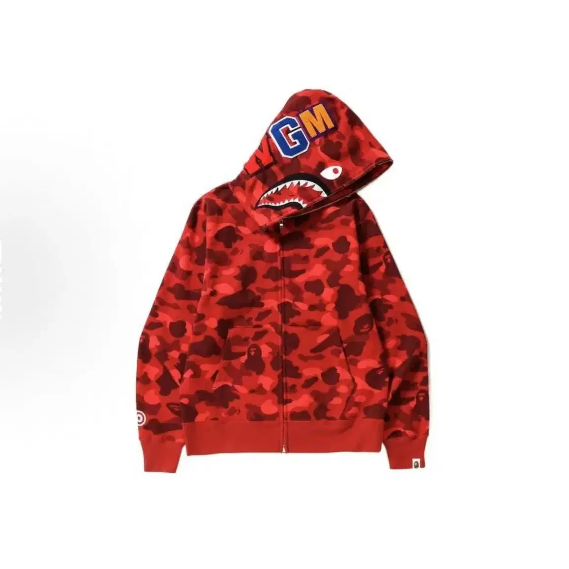 A BATHING APE Shark지퍼 후드 재킷