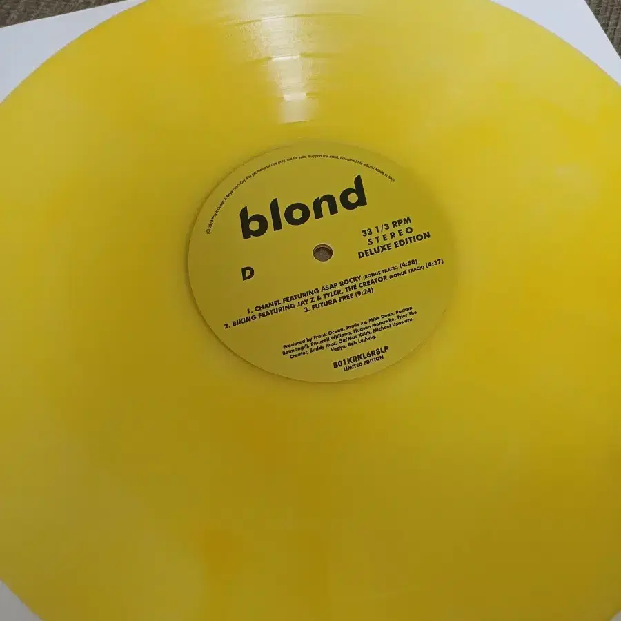 frank ocean 프랭크 오션 blonde 블론드 부틀렉 lp 판매