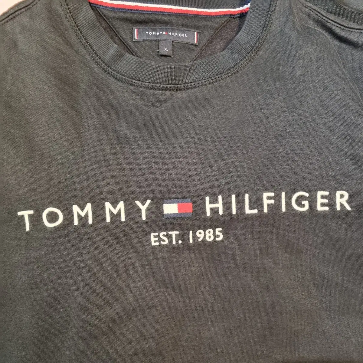 TOMMY HILFIGER 타미 기모 맨투맨