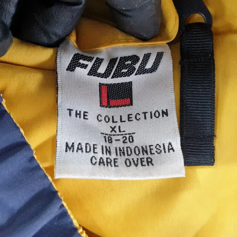 F6102 FUBU 남XL 네이비 로고 푸퍼 점퍼/더크