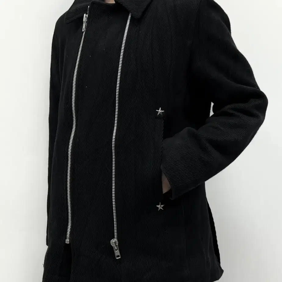 comme ca ism zipper design jacket