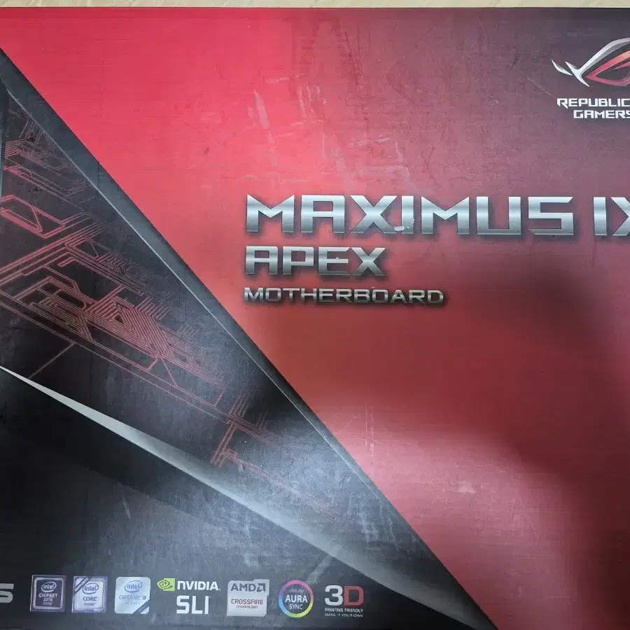 ASUS Z270 막시무스 아펙스 팝니다(박스,구성품O)