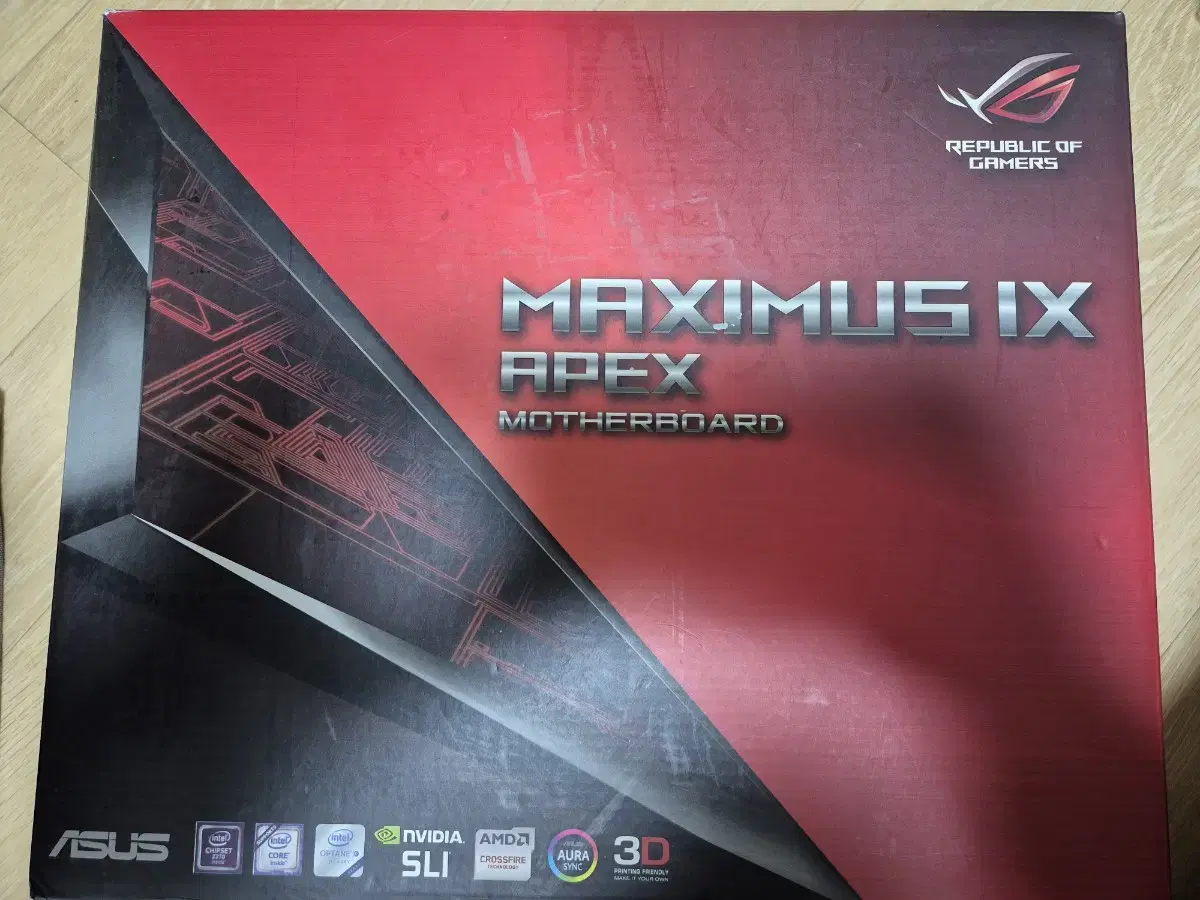 ASUS Z270 막시무스 아펙스 팝니다(박스,구성품O)