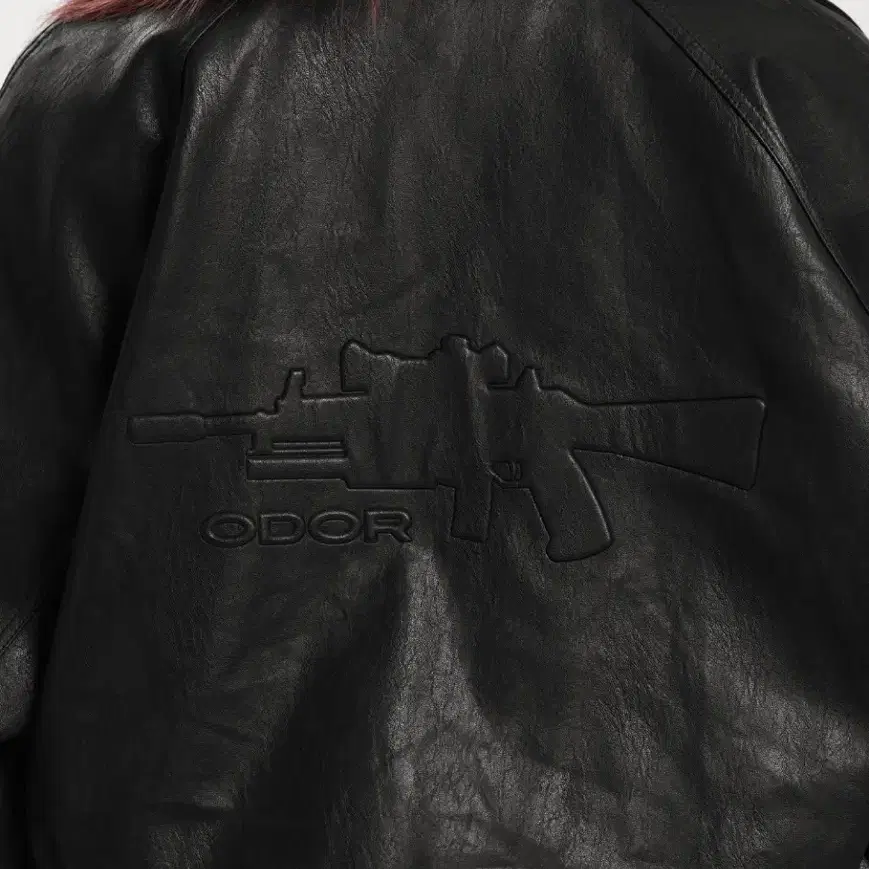 오도어 레더자켓 ODOR Pistol leather jumper