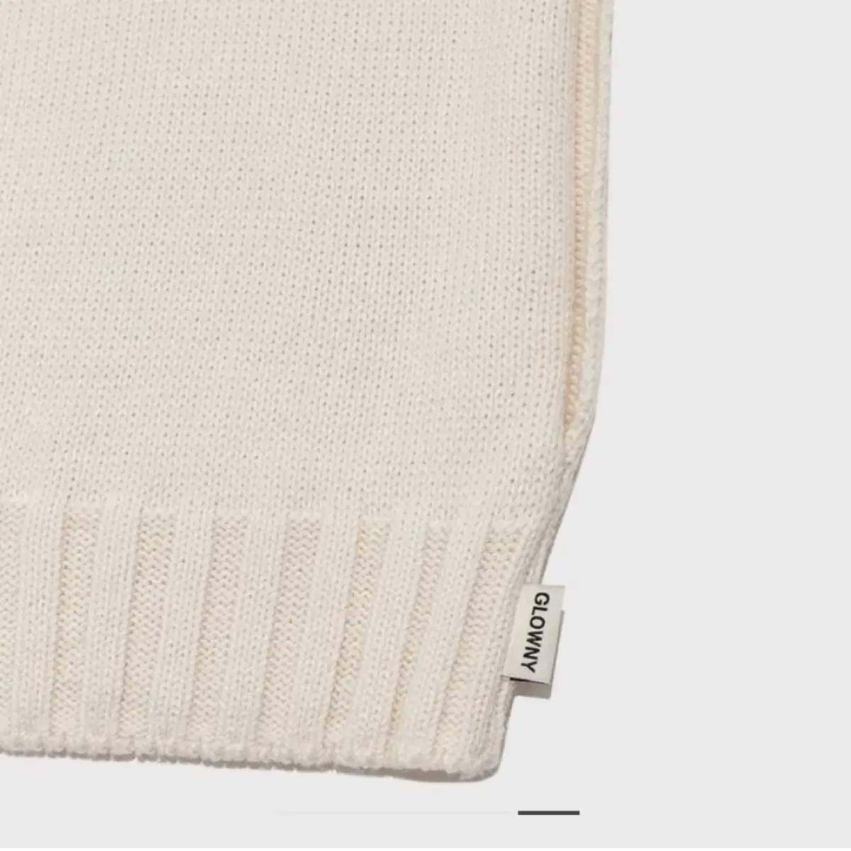 글로니JONES BALACLAVA WOOL KNIT VEST (BEIGE