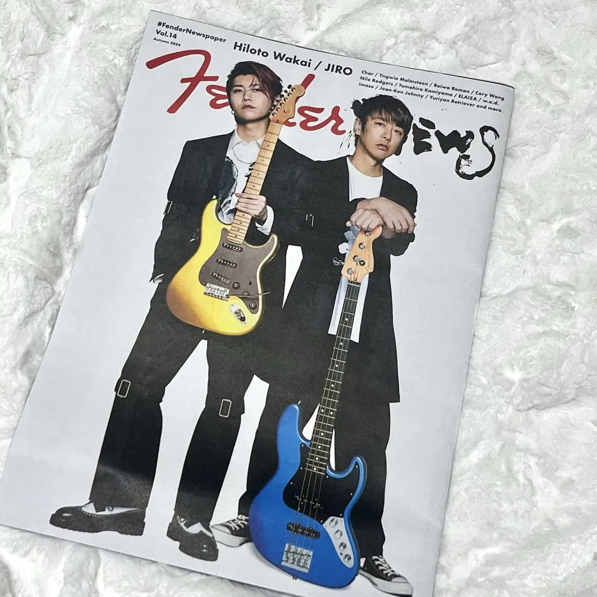 미세스 그린 애플 와카이 히로토 펜더 Fender 기타 잡지