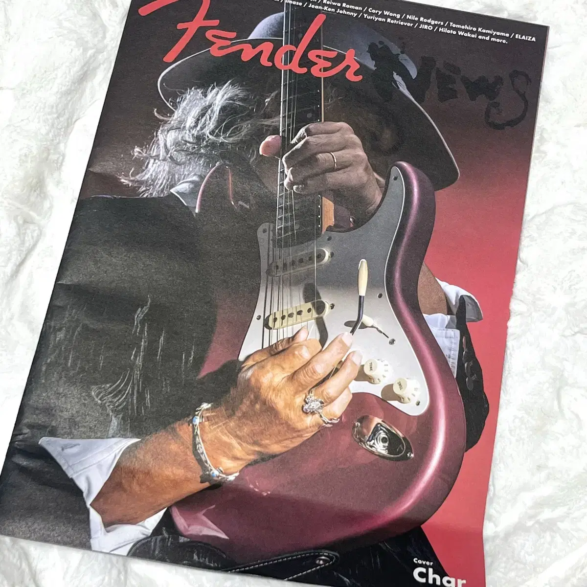 미세스 그린 애플 와카이 히로토 펜더 Fender 기타 잡지