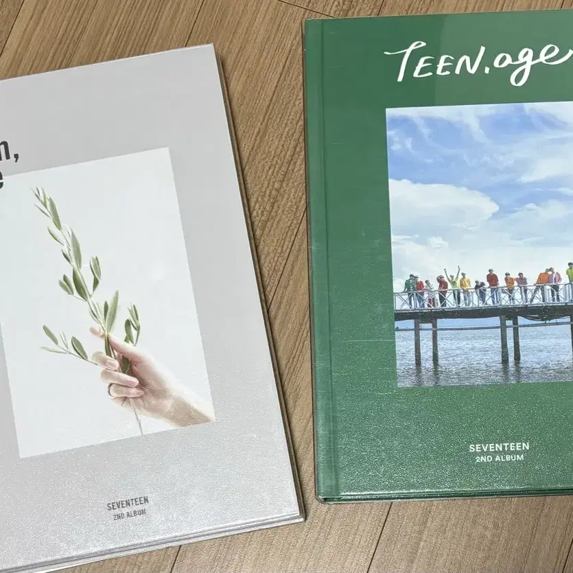 세븐틴 Teen, age white ver., green ver. 개봉