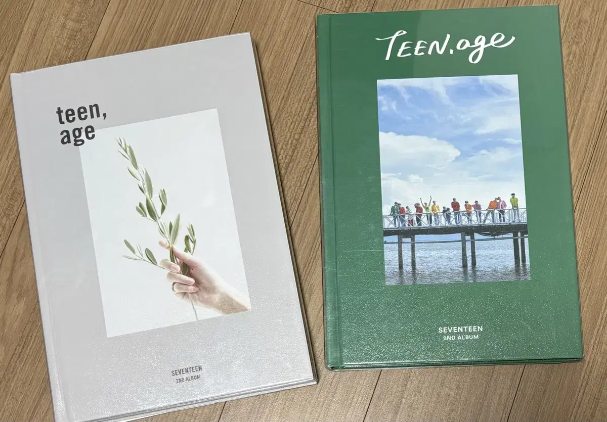 세븐틴 Teen, age white ver., green ver. 개봉