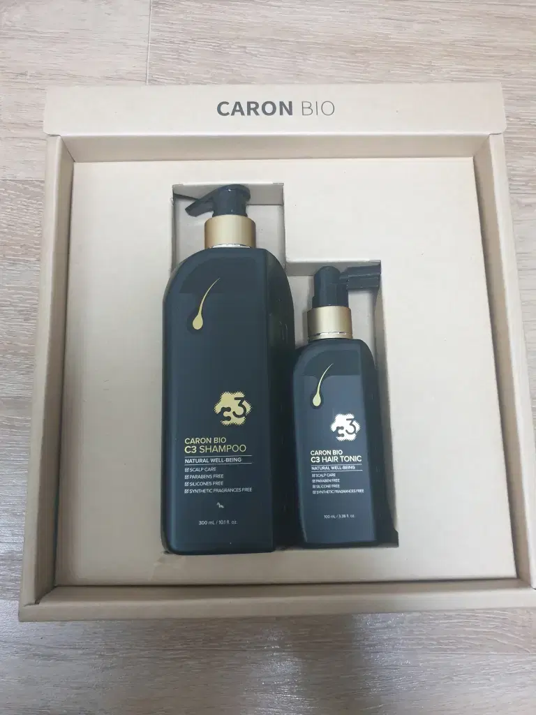 CARONBIO C3 SHAMPOO + HAIR TONIC SET Scalp and hair care Natural mild acidity hair loss shampoo