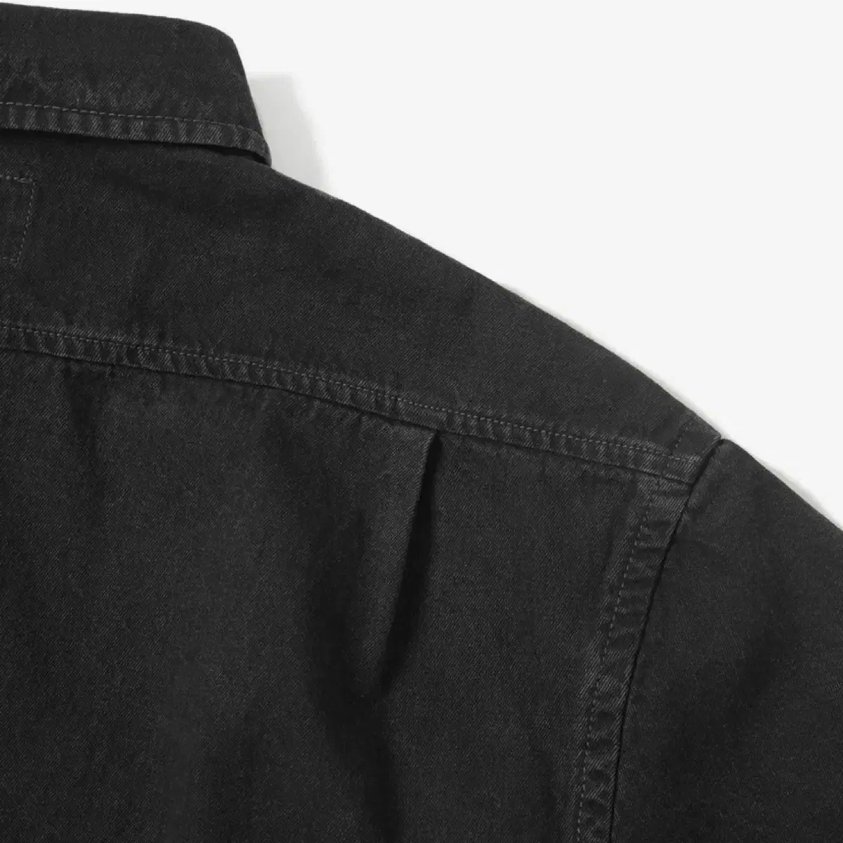 디스이즈네버댓 (FW23) Washed Denim Shirt Black