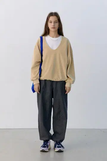 MODEST MOOD 딥스웻셔츠 버터 한국