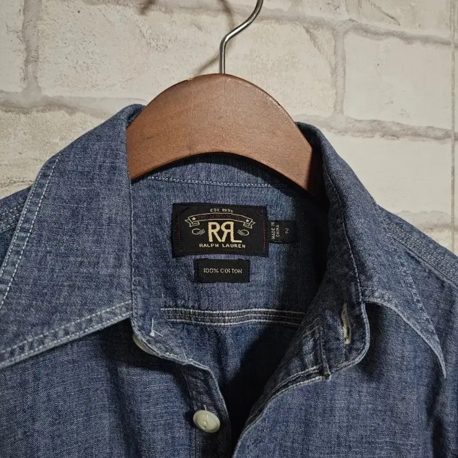 RRL 더블알엘 샴브레이 워크셔츠