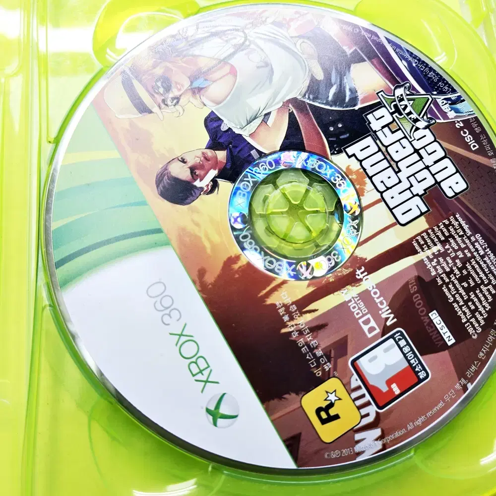 XBOX 360 GTA 5  정식발매판 중고