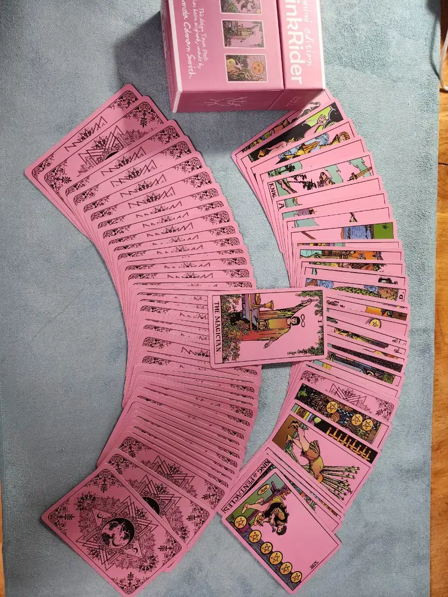 Pink Tarot kard Mini