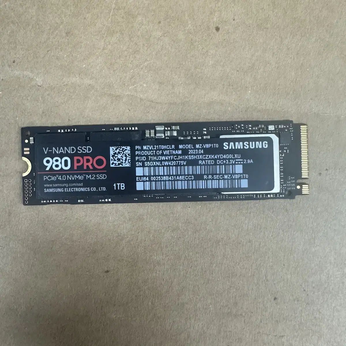 삼성전자 980 PRO M.2 NVMe (1TB)