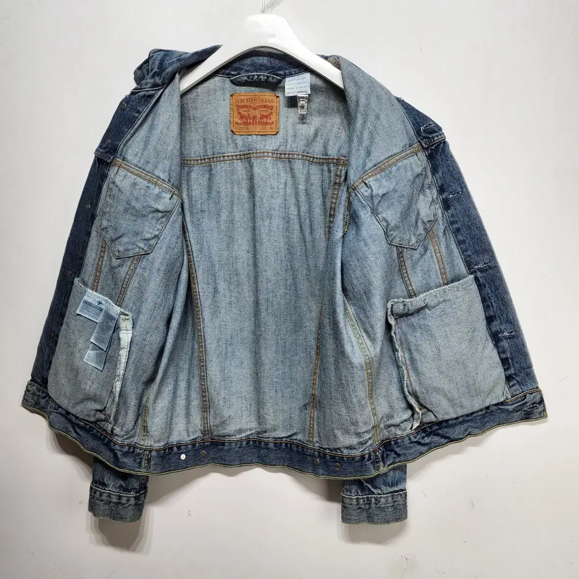 리바이스 LEVIS 72334 데님자켓 청자켓 M