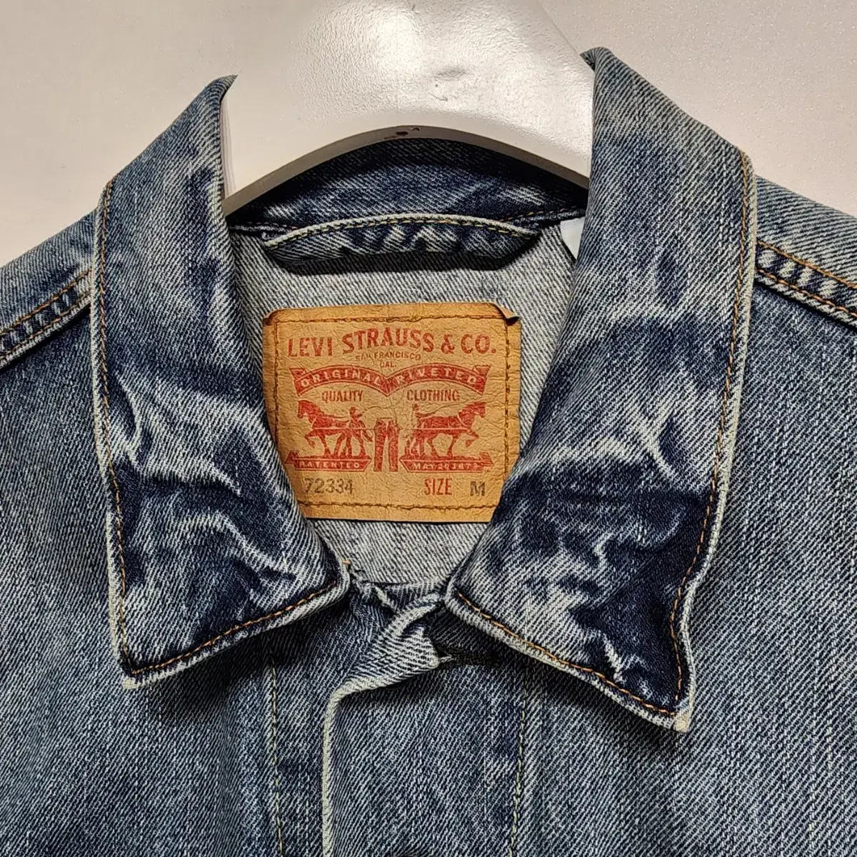 리바이스 LEVIS 72334 데님자켓 청자켓 M