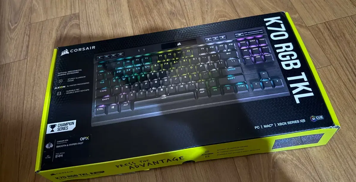 커세어 K70 TKL 광적축 풀윤활 키보드 판매