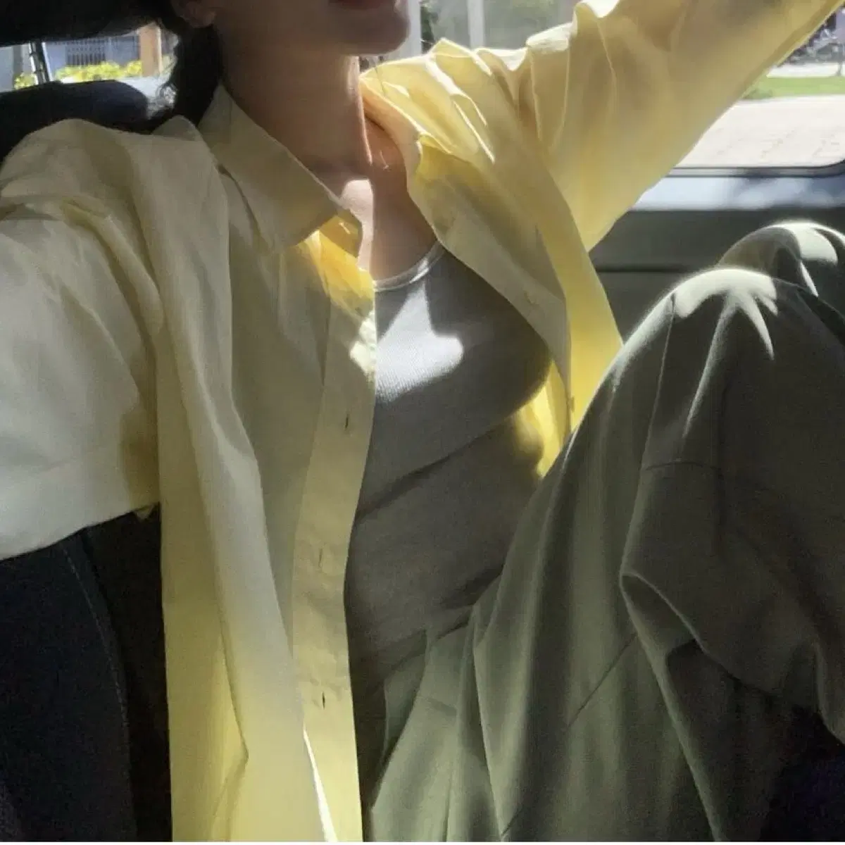 위드아웃썸머_데이아 셔츠(deia shirt)_yellow