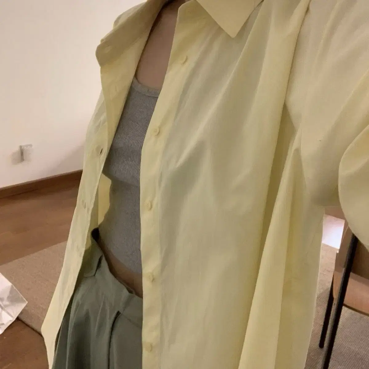 위드아웃썸머_데이아 셔츠(deia shirt)_yellow