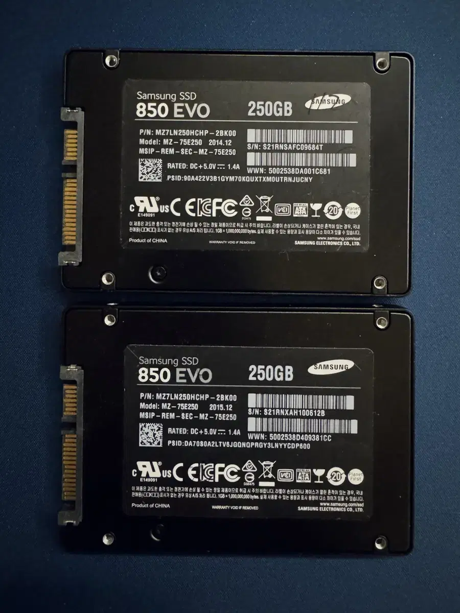 삼성 ssd 850 evo 256g 판매해요