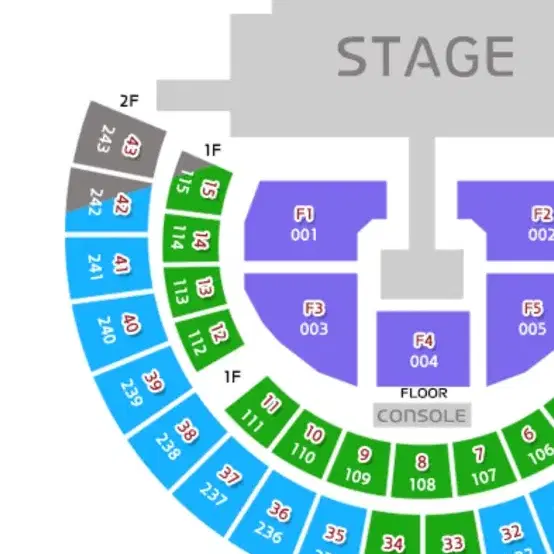 투애니원 콘서트 4.12 토요일 42구역