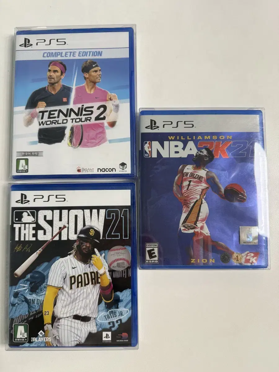 [개봉] PS4 TENNIS 2 WORLD TOUR,  NBA 2K21,