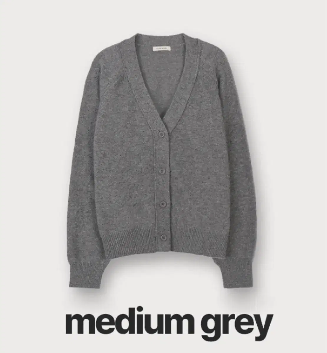 Medium grey cardigan