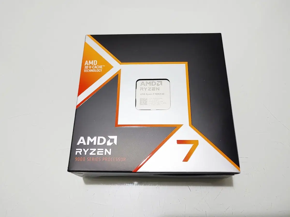 AMD 라이젠 9800X3D 국내정품 미개봉 판매합니다