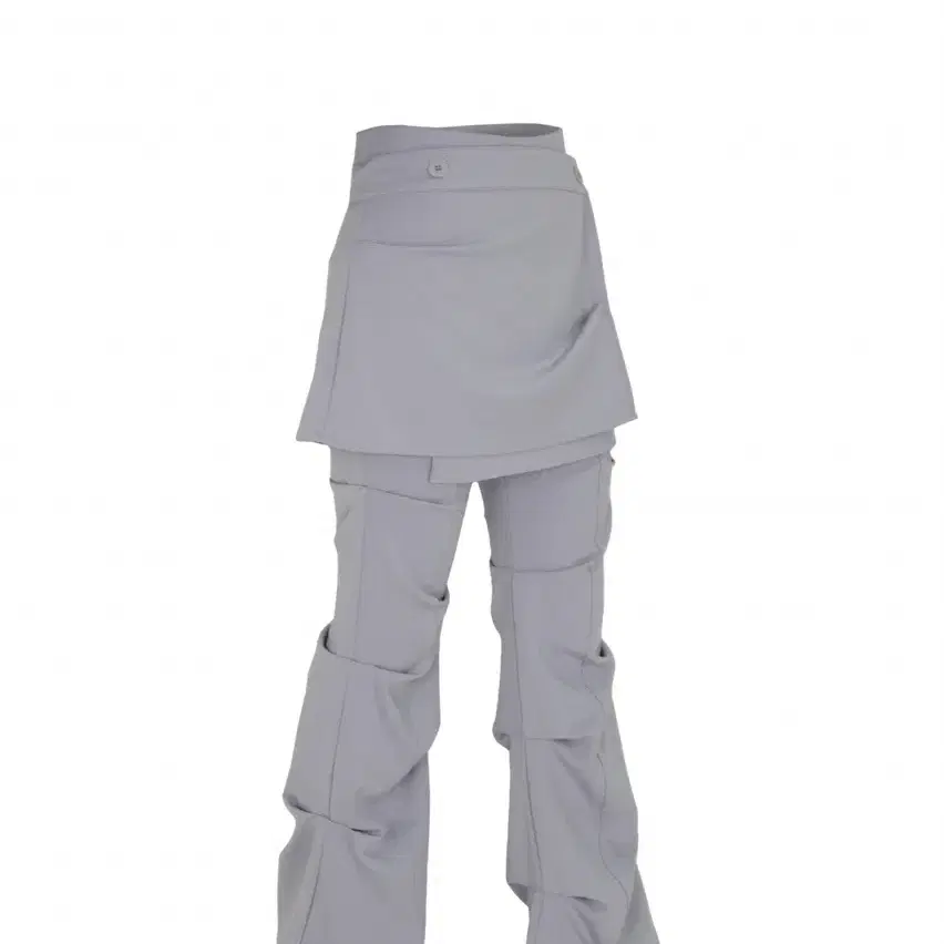 ojos wrap over tuck pants [Black M]