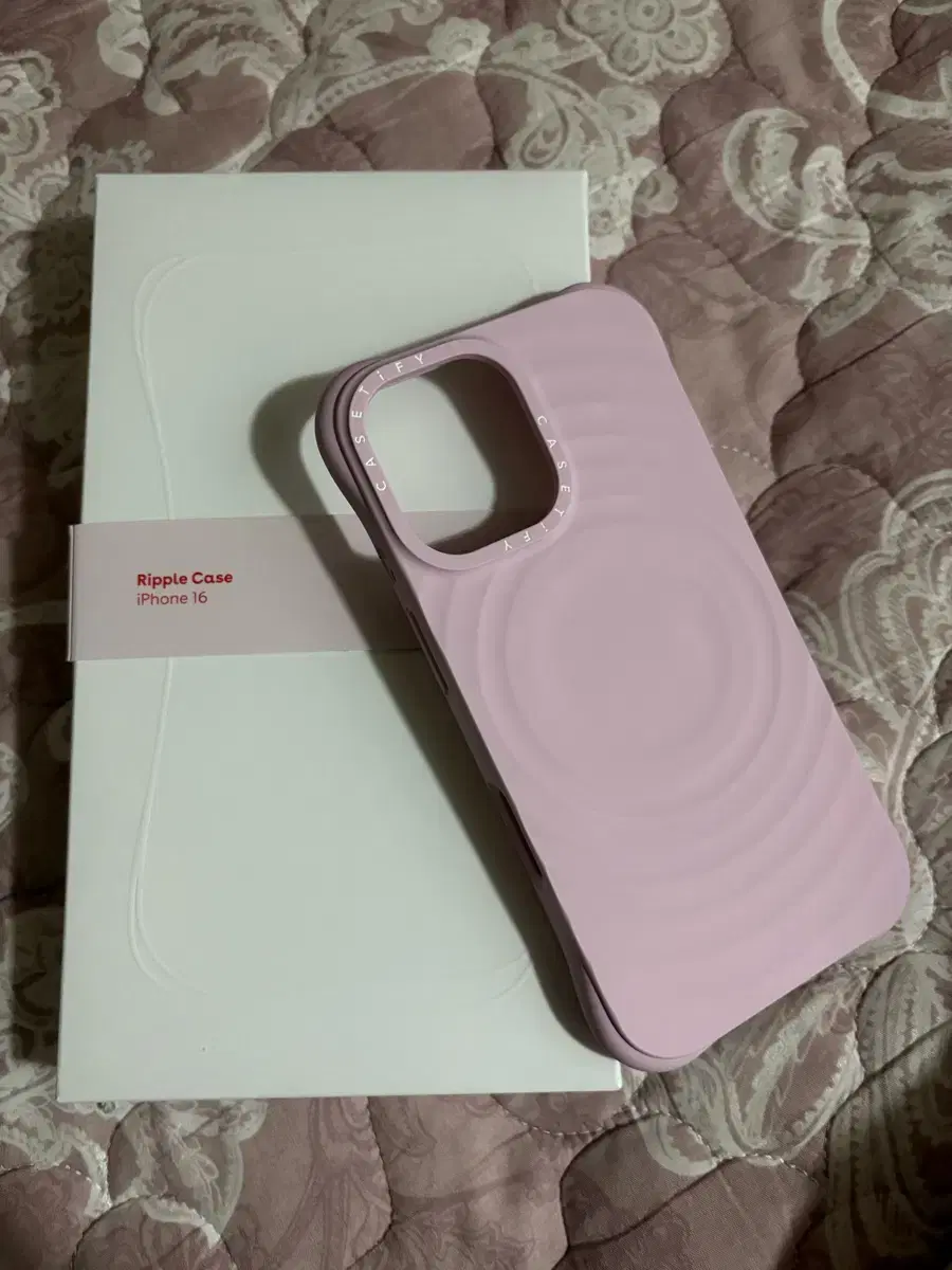 K-STYLE iPhone 16 Ripple Case Primrose Pink