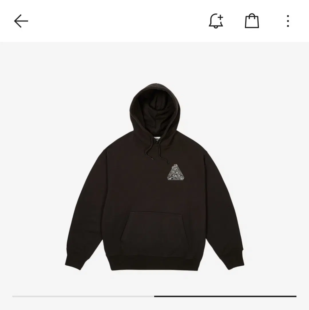 Palace Patch Up Zip Hood Black - 25SS