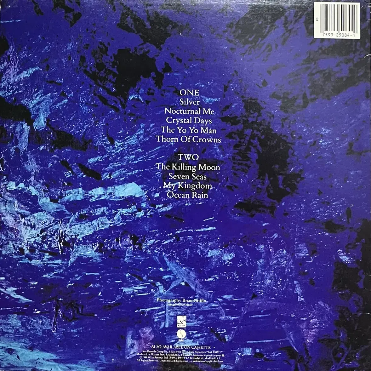 Echo & The Bunnymen -Ocean Rain lp