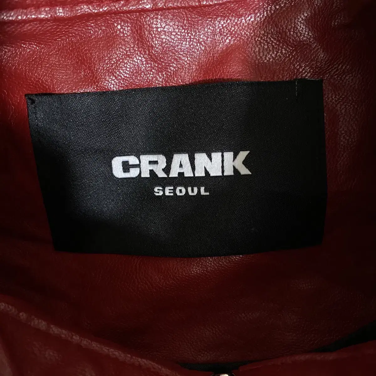 Crank 크랭크 라이더 가죽자켓 s