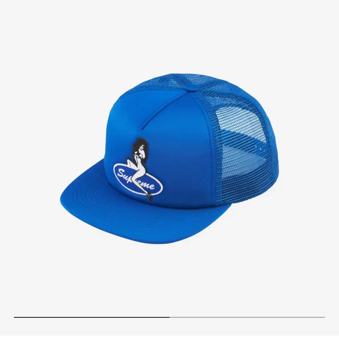 Supreme Pin-Up Mesh Bag 5-Panel Cap Royal - 23FW