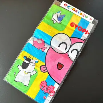 [미사용 미개봉 새상품] 금붕어 주의보 손수건 괭이갈매기 레트로 씰 부착