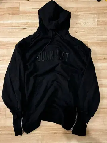 Juun.J 더블 지퍼 후드티