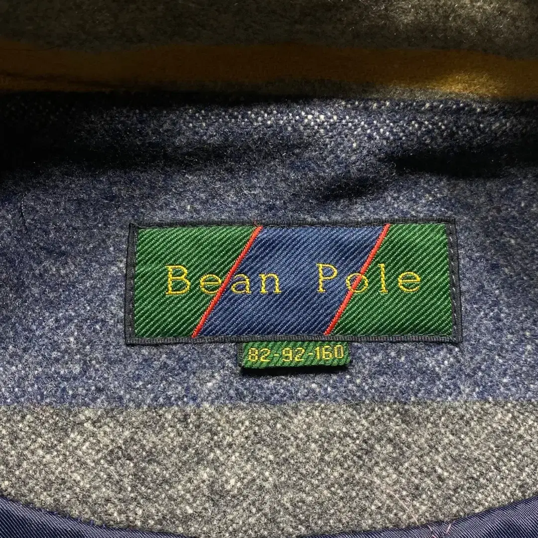 [L] 90s Bean Pole 빈폴 블랭킷 울 하프 코트