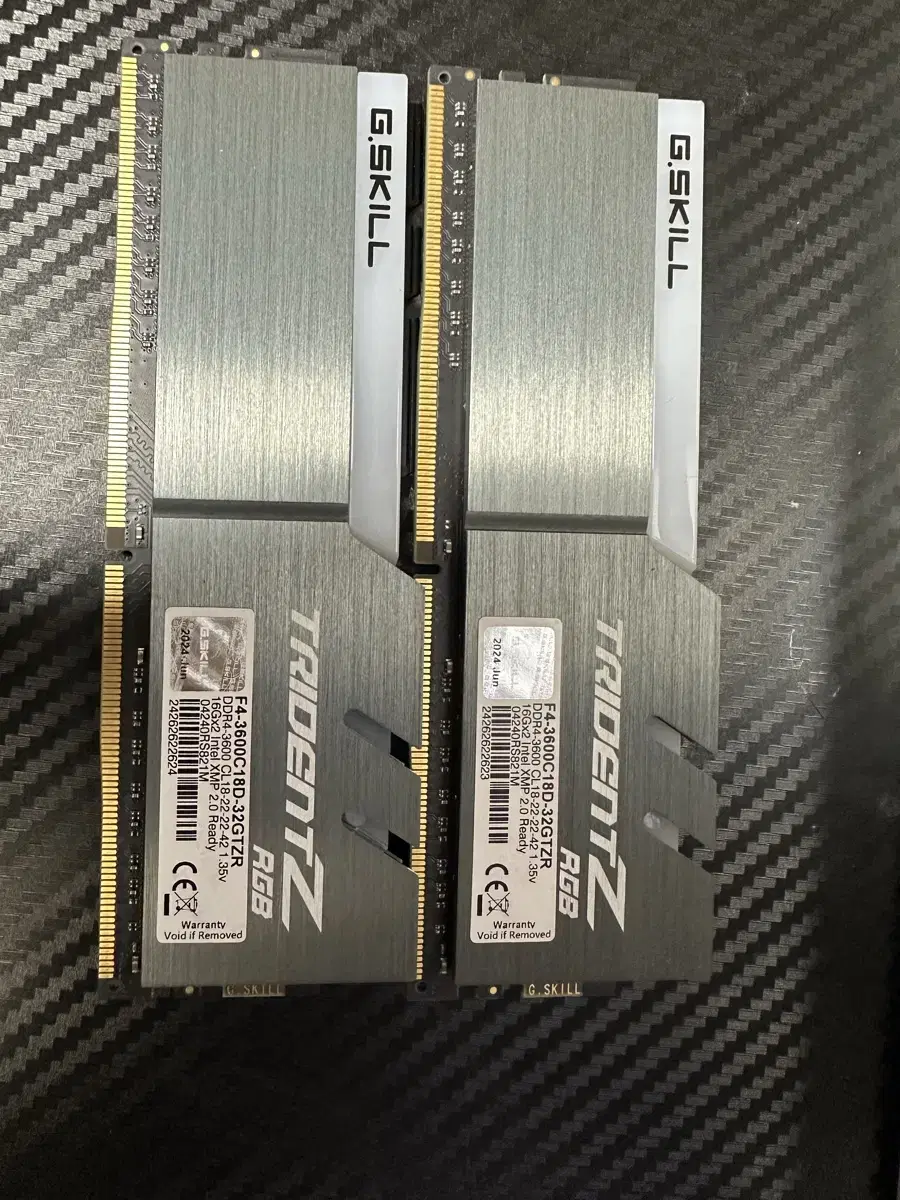 G.SKILL DDR4-3600cl18 트라이던트 16g x2