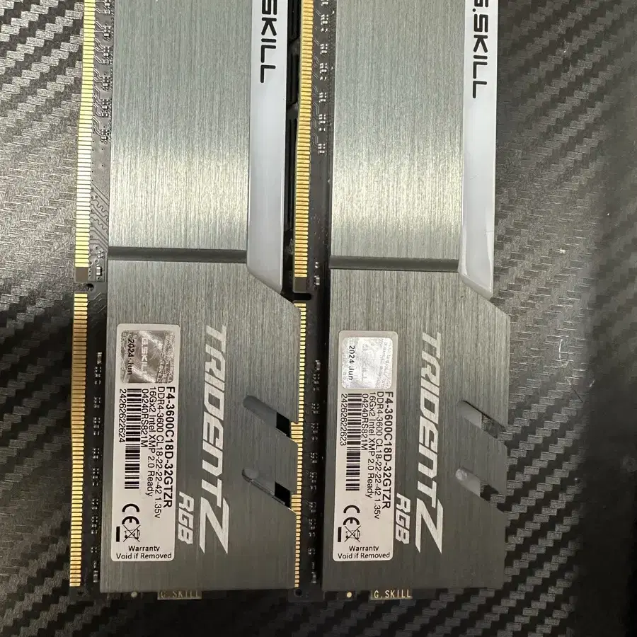 G.SKILL DDR4-3600cl18 트라이던트 16g x2