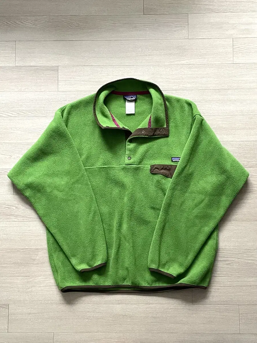 [L] 파타고니아 신칠라 라임 그린 rare patagonia 빈티지