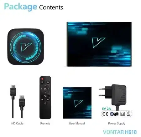 알리발 TV 안드로이드 BOX VONTAR H618 입니다.