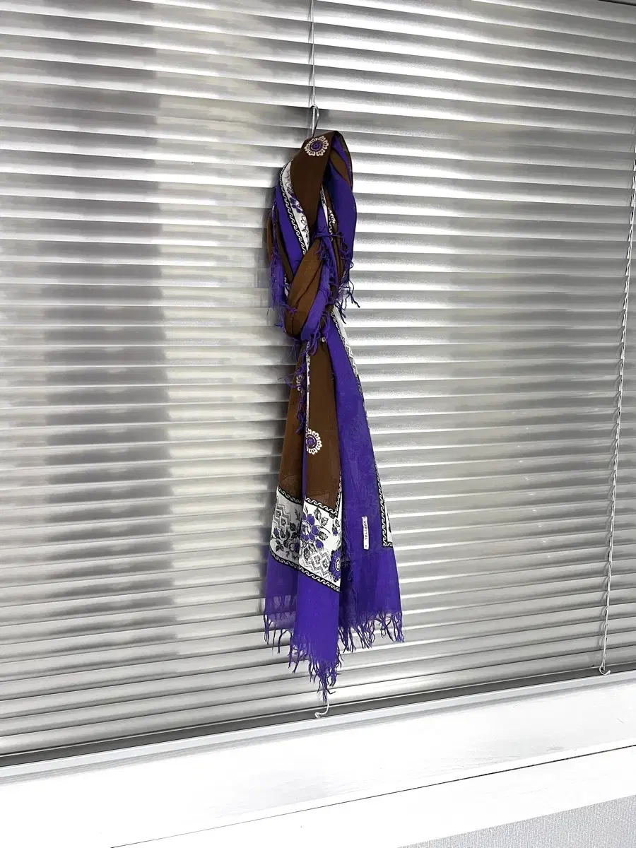 KAPITAL- SCARF (Purple/Brown)