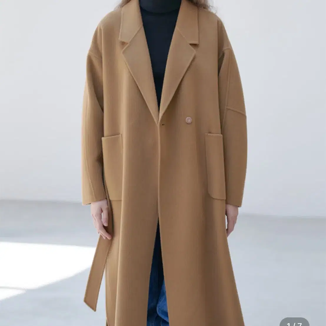 닐바이피 루미 핸드메이드 코트 카멜 nilbyp roomy coat